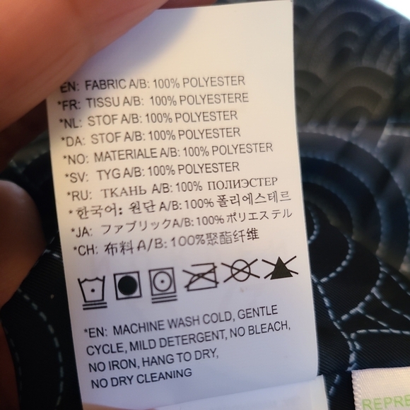 Norden Vegan Black Puffer Parka Coat Jacket Size‎ Small - Picture 4 of 12